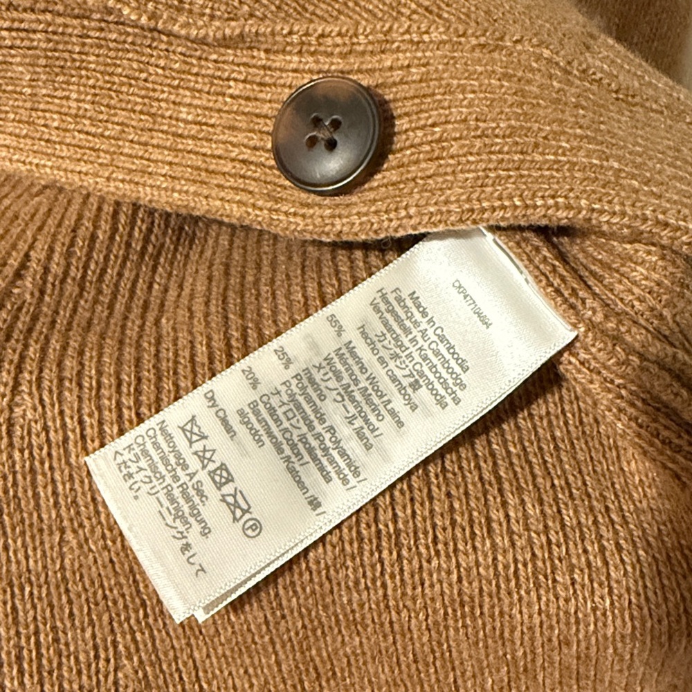 Madewell Wool Blend Cinched Cardigan - Picture 5 of 5